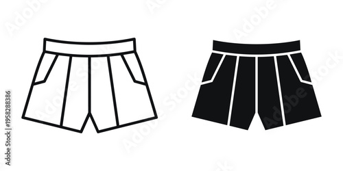 Shorts Icon Vector Commercial