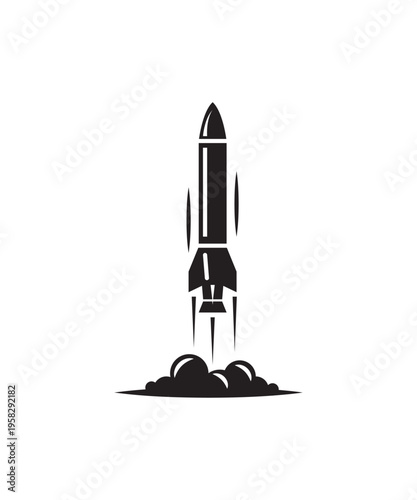missile attack icon, vector best flat icon.