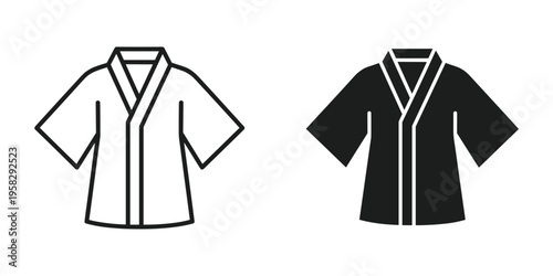 Kimono Jacket Icon Apparel Design Commercial