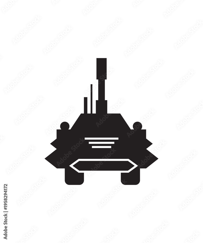Obraz premium army tank icon, vector best flat icon.