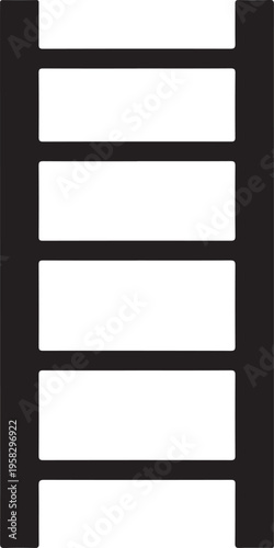 Ladder for climbing flat vector icon for apps and websites