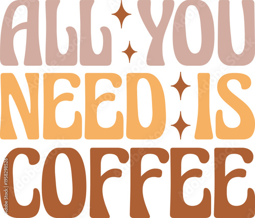 Retro Coffee Svg, Retro Funny Coffee Saying Svg, Retro Coffee Quote Svg