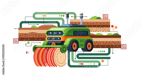 Advanced Agricultural Robot for Precision Farming Operations.