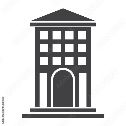 office bulding icon vector illustration
