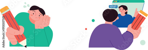 Struggling with online learning and traditional teaching methods