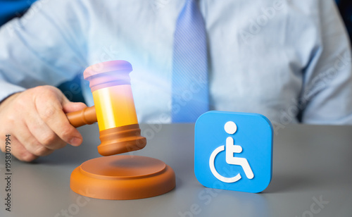Foto Court decision on granting or revoking disability status
