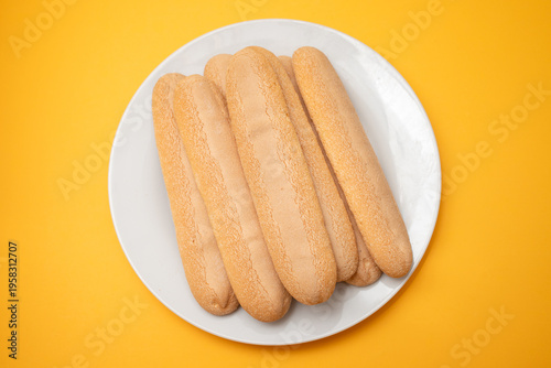 Ladyfingers cookies for tiramisu cake or desserts
