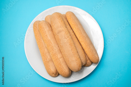 Ladyfingers cookies for tiramisu cake or desserts