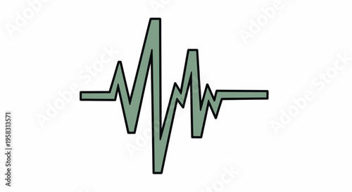 Abstract Sound Waveform Graphic Icon