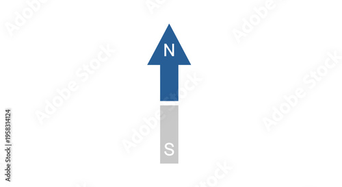 Compass Arrow North South Indicator