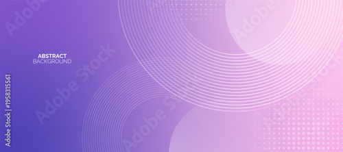 Abstract multicolor gradient background. Modern circle lines pattern. Minimal geometric design.. Suit for banner, brochure, presentation, corporate, cover, poster, website