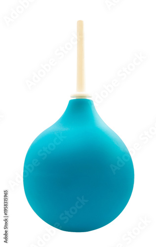 syringe bulb on a white isolated background