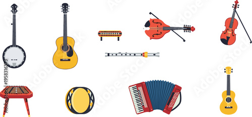 Musical Instrument vector illustration