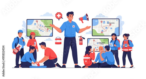 First Aid Training Session with Diverse Group Learning.