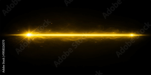 Abstract space background with sun moon stars and glowing light energy in dark sky