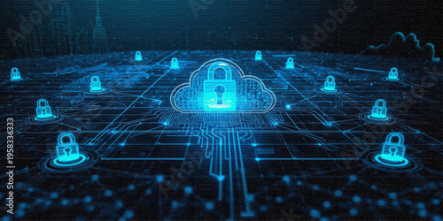 Smart City Digital Network Concept Background