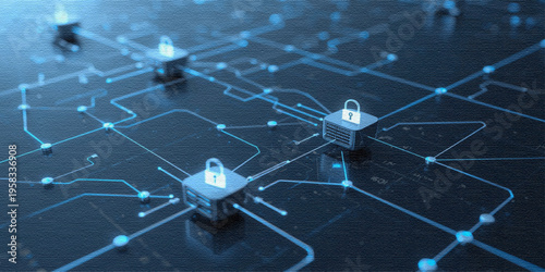 Technology Innovation Background with Data Connections