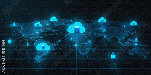 Digital Communication System with Blockchain Icons