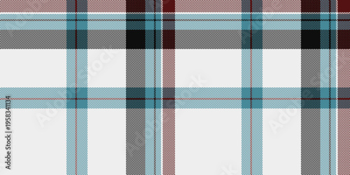 Room pattern seamless tartan, presentation texture plaid check. Model textile background fabric vector in white and cyan colors.