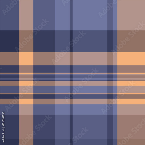 Content vector background tartan, dining seamless textile plaid. Kid pattern texture fabric check in blue and pastel colors.