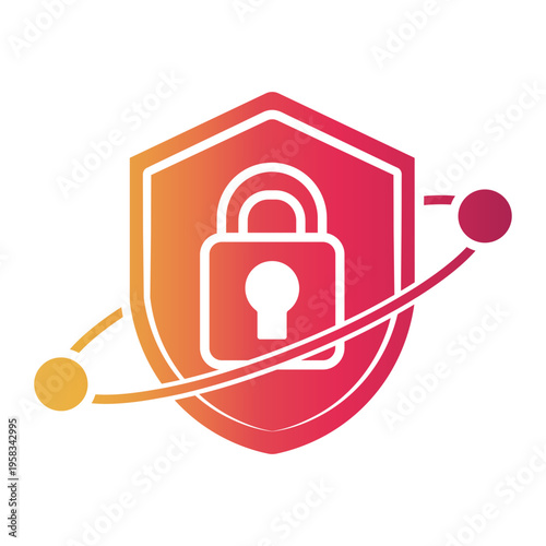 cyber security Gradient icon