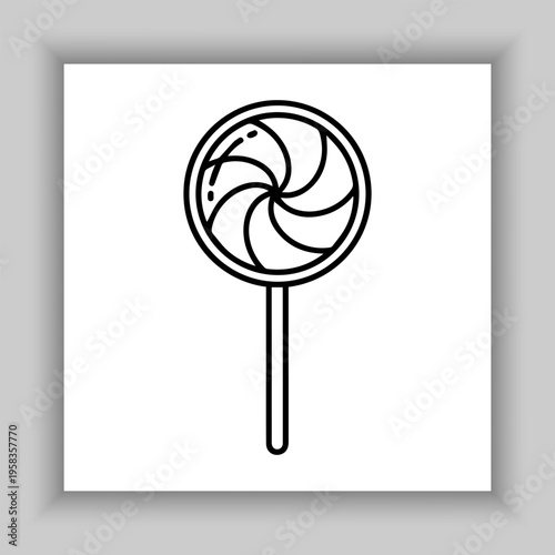 Sweet Candy Cane Bow Vector Collection.