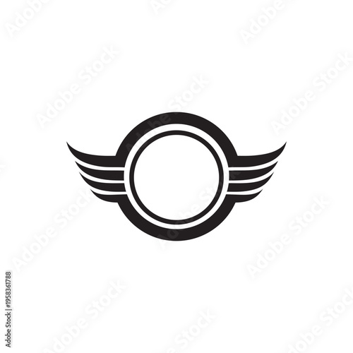 Wing illustration logo and symbol vector