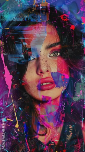 Psychedelic Art Portrait