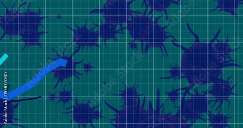 Animation of data processing over digital lorry model