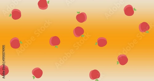 Animated heart eyes emojis and falling hearts in a social media themed video.