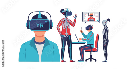 Virtual Reality XR Technology for Medical Education.