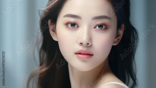 Female model posing in studio