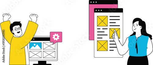 Collaboration between designers and developers for website creation