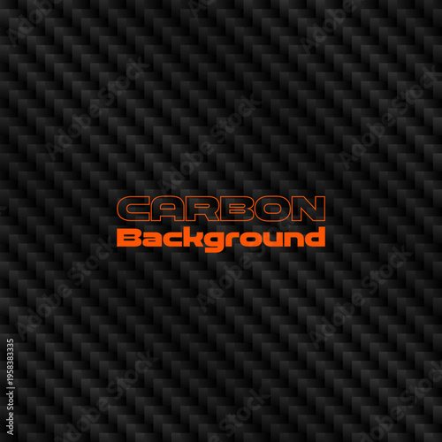 Dark carbon fiber seamless pattern with shadow and highlights. Background of textile fabric material for car tuning. Cloth macro or kevlar crisscross texture. Vector illustration 