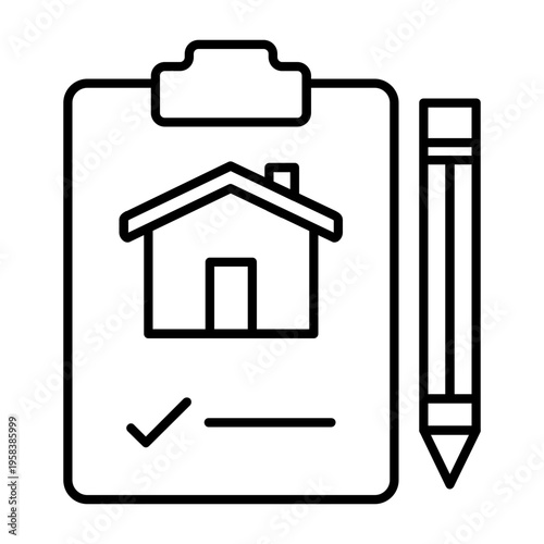 Lease agreement Vector Icon