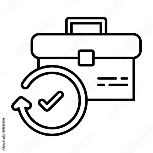 Bussiness Recovery Vector Icon