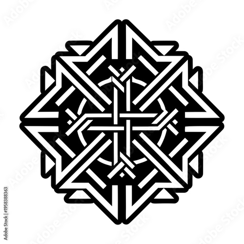 A filled style icon showing runic symbol