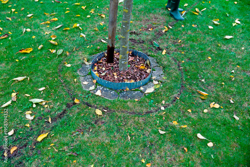 Verlegespur, Kabeln für Roboter-Rasenmäher