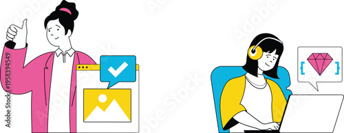 Collaboration and feedback through digital communication platforms