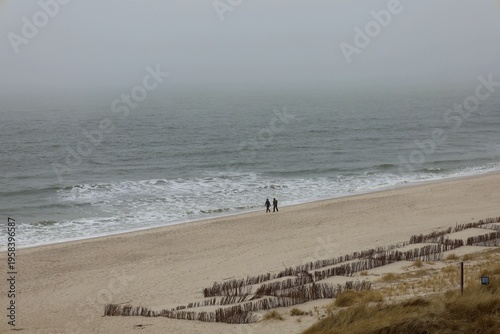 The beach of the island of Sylt in March 2026.