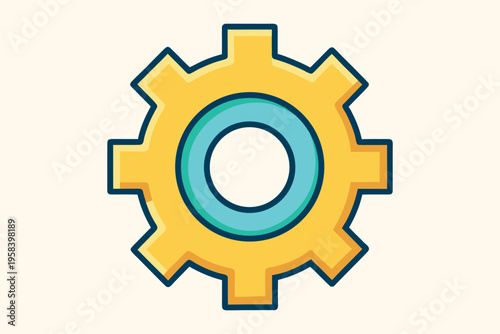  Industrial gear and cogwheel logo design, engineering and manufacturing process icon, technology and mechanical workshop symbol art, professional construction and hardware branding, repair service an
