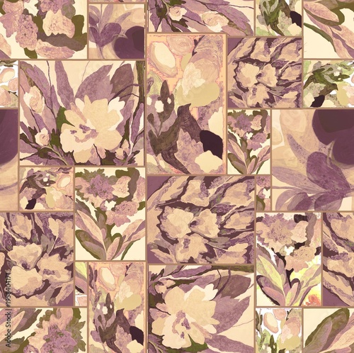 seamless floral pattern abstract watercolor floral design new concept textile design creative allover design repeat pattern fabric print design 