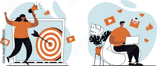 Digital marketing success through targeted campaigns and audience engagement