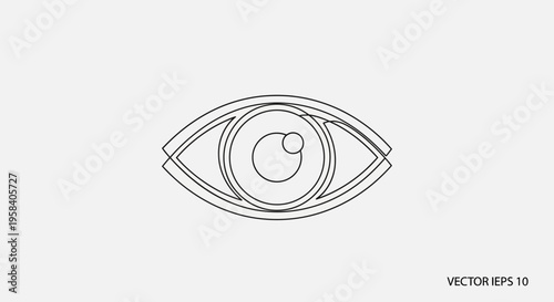 Detailed illustration of a human eye.