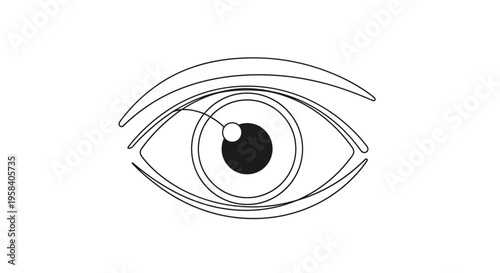 Closeup of a Human Eye.