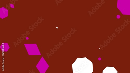 Abstract geometric backdrop in a colorful hipster memphis style for business or lifestyle videos