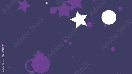 Abstract motion background in colorful hipster memphis style with geometric shapes