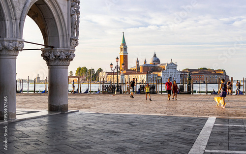 View of San Giorgio Maggiore from Venice (Italy)