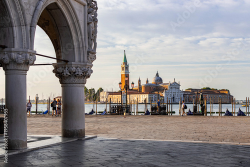 View of San Giorgio Maggiore from Venice (Italy)