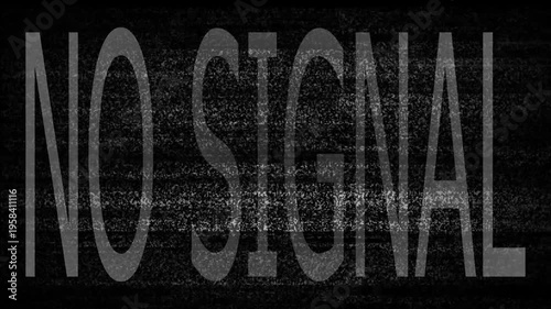 Analog Static Noise texture overlay. Horizontal stripes offset. No signal white noise artifacts. VHS Glitch. Bad TV signal. Analog TV Static Noise Texture Overlay with VHS Glitch and Horizontal Stripe